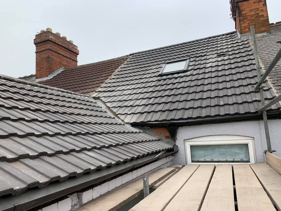 Professional roof installation by BMN Roofing, Derbyshire